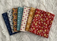 NEW Riley Blake Americana Curated Fat Quarter Bundle Of 7 Fabric Lori Holt