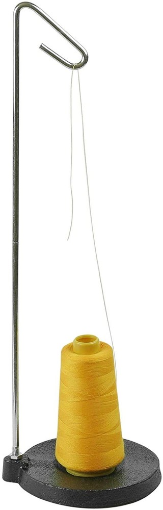 Single Cone Spool Stand Alone Cast Iron Thread Holder Fits Black