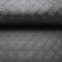 Vinyl Faux Leather Upholstery Fabric – 54″, Embossed Octagon – By the Yard