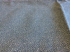 WHITE DOTS ON BLUE COTTON BY GENERAL FABRICS 5/8 YARD