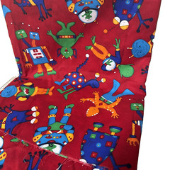 Outer Space Alien Martians Cotton Fabric VIP Cranston Print Works 29” x 44” w