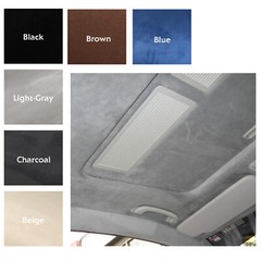Deluxe Suede Cars Headliner Foam Material Fabric Upholstery Roof Liner Repair