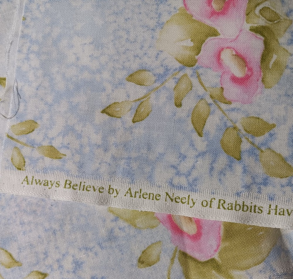 Always Believe by Arlene Neely for Red Rooster Fabric 2+ yards/2pcs.
