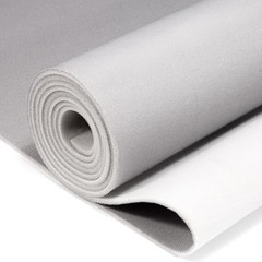 Auto Headliner Fabric Mesh Type with Foam Backing – Tube 96″ L × 60″ W Gray