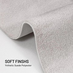 Grey Suede Headliner Fabric 96″ L x 60″ W – Perfect for Auto Upholstery