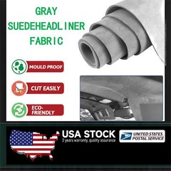 1pc 60”x80” Suede Headliner Fabric Material Car Interior Ceiling Upholstery