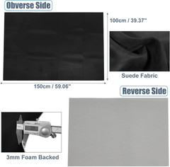 Suede Headliner Fabric 60″ Length X 40″ Width Foam Backed for Car Truck RV SUV I