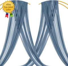 Dusty Blue Wedding Arch Draping Fabric 1 Panel 29″ X 20 FT Extra Long Gauze Drap