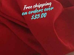 Tropical gabardine in 3 shades of Orange or any other color in my store
