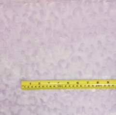 Lavender Textured Minky Fabric Remnant 50 in Wide x 1.5 Yards