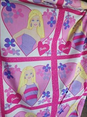 Barbie Printed Fold & Go Bedroom Cotton Soft School Projects Play GREAT GIFT
