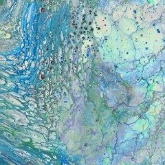 Fusion II By Quilting Treasures – Blue Surge #28291-B