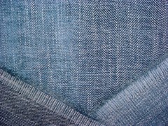 2-1/2Y Clarke & Clarke F1099 Moray Denim Herringbone Chenille Upholstery Fabric