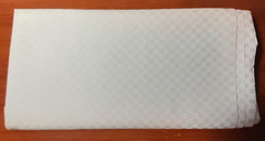 Cotton Sewing Fabric White on Off White Checkerboard Squares Crafting 1 yd x 44″
