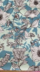 2 Yds Cotton Canvas Fabric Designed By Bonnie Christine For Art Gallery Fabrics.