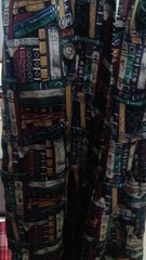 scarf Multicolor Fabric Textile Material Books Theme