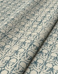 PENNY MORRISON FABRIC ‘ASHOK PETROL PERFORMANCE’ 3.5 METRES SEAQUAL/POLYESTER