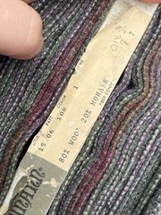 Stevens Forstmann Woolens WOOL MOHAIR FABRIC Blue Red Gray LARGE BOLT Vintage