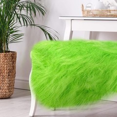 “GRINCH Faux Fur 10×20 Inch Christmas Decoration Indoor Green Monster Whoville “