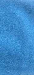 Vintage Blue Wool Fabric Panel ~3.5 Meter Mid Century Upholstery Drapery Textile