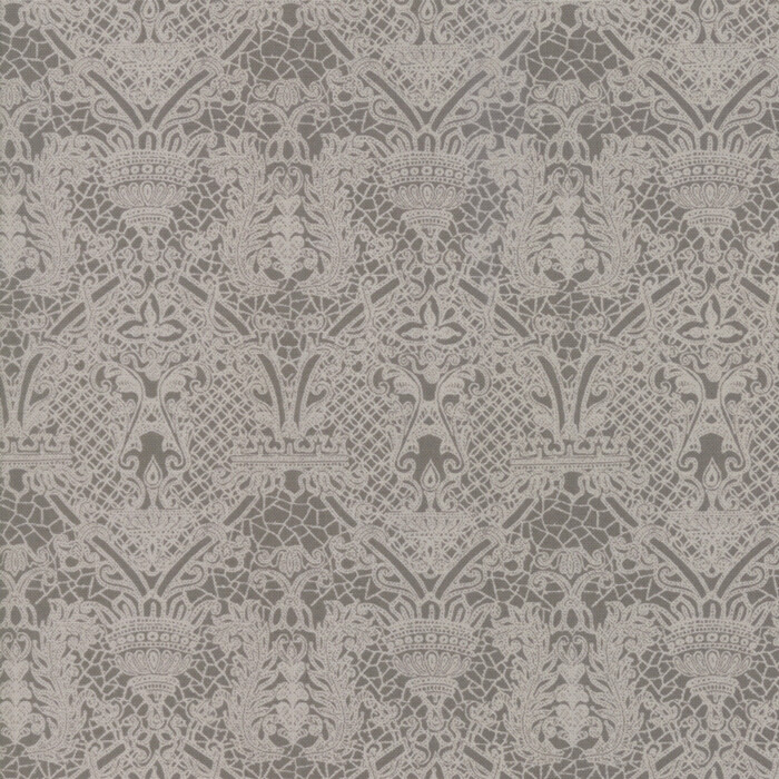 Stiletto Grunge By BasicGrey For Moda – Medium Grey Eloise Lace #30614-17