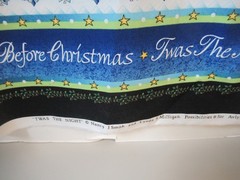 “Twas the Night” AVLYN INC. STRIPED Christmas Fabric Cotton SBTYX44 NEW