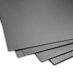 300 X 400 X 1 MM Carbon Fiber Sheets 100% 3K Twill Matte Carbon Fiber Plate