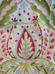 Westminster Fibers DF 102 Teja Multicolor Floral Paisley Cotton Fabric Kumari Ga