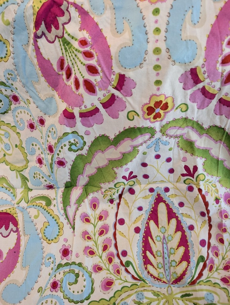 Westminster Fibers DF 102 Teja Multicolor Floral Paisley Cotton Fabric Kumari Ga
