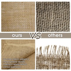Burlap Fabric – Garden Burlap Fabric Roll Natural Jute Outdoor Fabric Burlap Wee