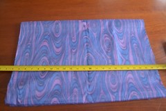 By 1/2 Yd, 45″ Wide, Lavender & Blue Print Cotton-Blend, B1148