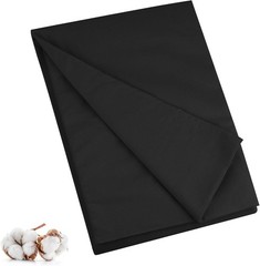 Easy Care Black Cotton Muslin – 59″ x 10 Yards for Garments