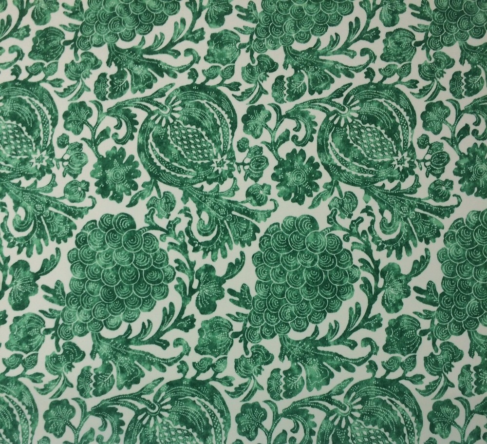 P KAUFMANN BATIK CACTUS GREEN OUTDOOR CUSHION FURNITURE FABRIC BY THE YARD 60″W