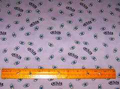 1 yd Camelot ALL SEEING EYE on MAUVE 100% Cotton Fabric OUIJA