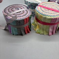 Lot Of 10 X 2.5” Jelly Roll Assorted Colors