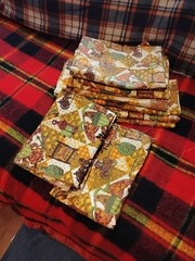 10 and 1/3 Yards Of Colonial Material, 6 And 1/3 Yds. Unfinished, 4 Yds…