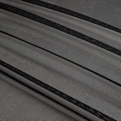 Black Solid Power Mesh Fabric Nylon Spandex 60″ wide Stretch Sold