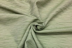 BALLARD DESIGN BIFF LEAF GREEN InsideOut® RIBBED STRIPED FABRIC BY YARD 57″W