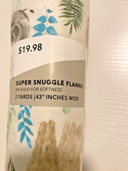 Sweet Jungle Super Snuggle Flannel Precut 2 Yards/43″ wide 100% Cotton/ Pakistan