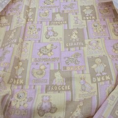 Debbie Mum Baby Jo-Ann Fabrics Cotton 2.5+ yards 44″ Wide Yellow/Pink/Brown