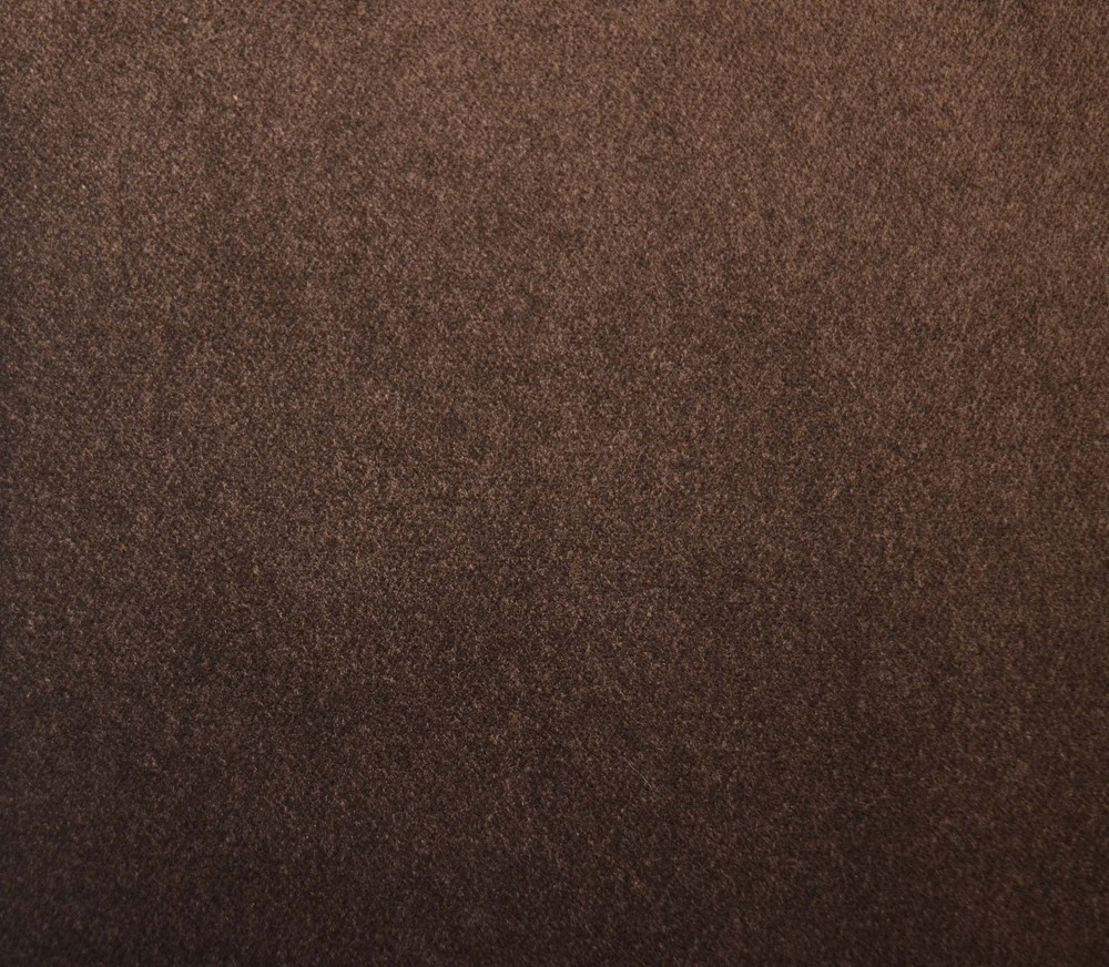 Sintra Mink Chocolate Brown Velvet Performance Upholstery Crypton Fabric