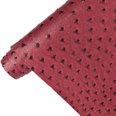 Ostrich Faux Leather Vinyl Roll 12 X 53 Inches Solid Textured Synthetic Crafts F