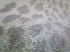 Epingle Velvet Animal Lynx /Pearl leopard Print Fabric Grey White 49″ W x 82″L