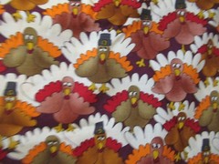 JO-ANN STORES 100% Cotton “Turkey GOBBLE” SZ 24″X42″ NEW