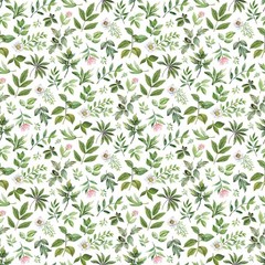 Northcott Blush Sateen by Michel Design Works SP25621 10 White Leaf Toss Cotton
