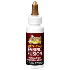 Fabric Fusion Insta-Fuse Permanent Fabric Glue Thermo-Activated Instant Dry Time