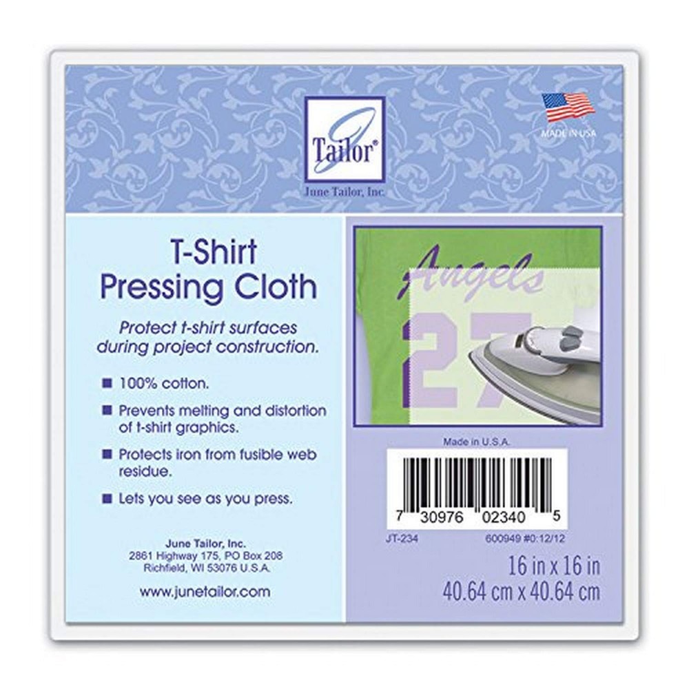 June Tailor Pressing Cloth, 16″x16″, White
