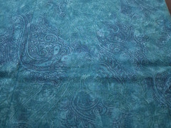 1 Yd CHELSEA by Jinny Beyer 2014 RJR Fabrics Dark Teal Paisley Cotton Fabric