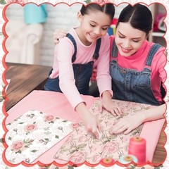 20 Pc Vintage Rose Fabric Squares 10×10 Polyester Cotton for Quilting DIY Sewing