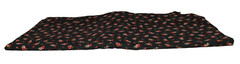 Vintage Black with Red Roses Cotton Fabric 45″ W 2 yds. 16″